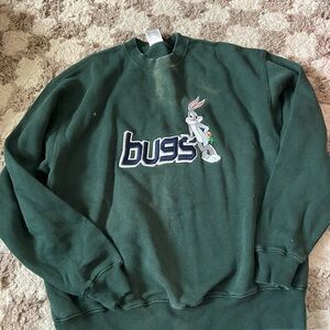 Green Bugs Bunny Men's Sweater